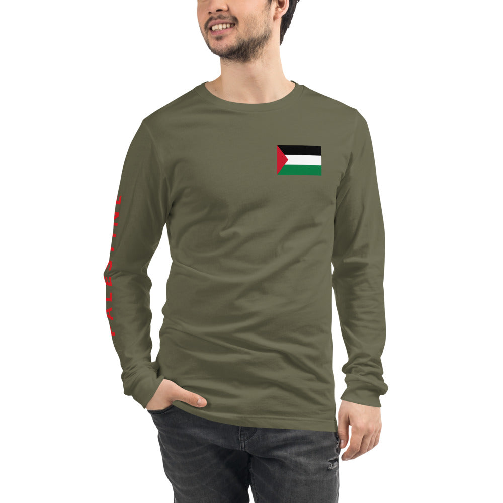 J.VER Men's Dress Shirts Solid Long Sleeve Palestine